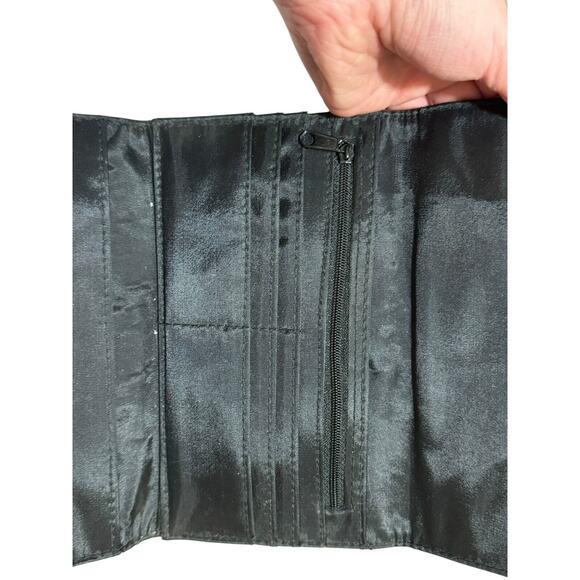 Vintage Disney Store Winnie The Pooh Trifold Wallet Red Blue Plaid Embroidered - Picture 7 of 10